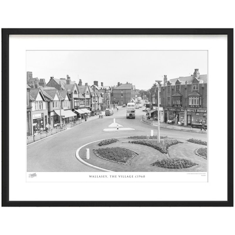 Wallasey, The Village C1960 by Francis Frith - Single Picture Frame Print, 45cm H x 60cm W x 2.3cm D