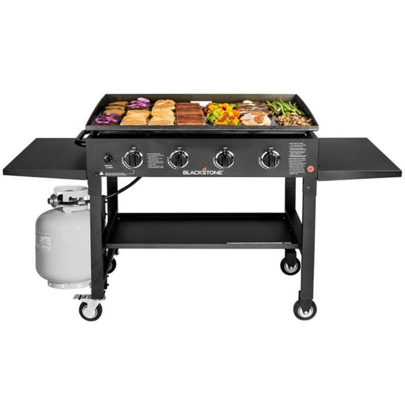 Blackstone 4-Burner Flat Top Liquid Propane 60000 BTU Gas Grill