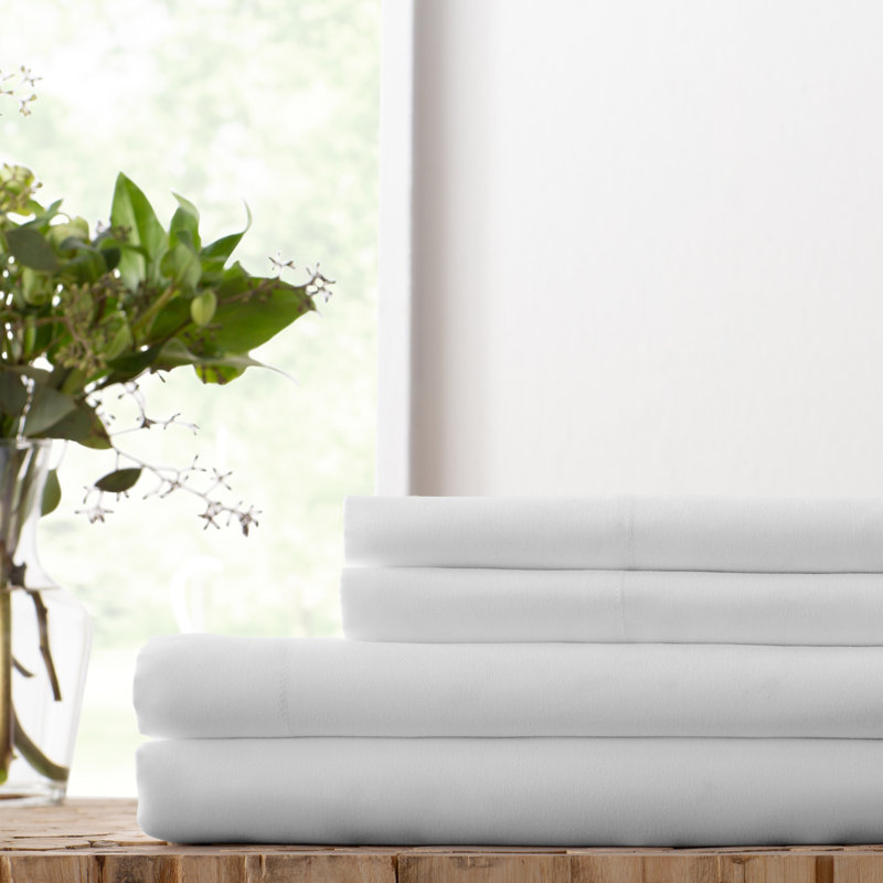 Lightweight Bed-In-A-Bag Set - Basics by Wayfair™, Twin Comforter + 5 Additional Pieces, White