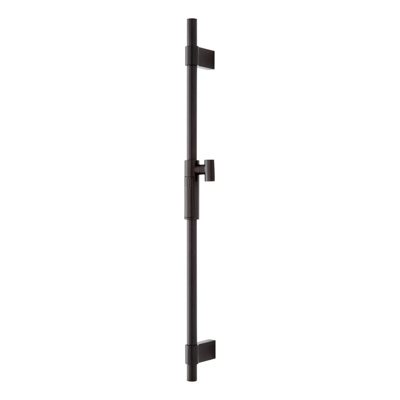 Barre coulissante 30 po, Noir mat