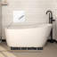 Baignoire de trempage en acrylique autoportante L 63 po x l 31 po