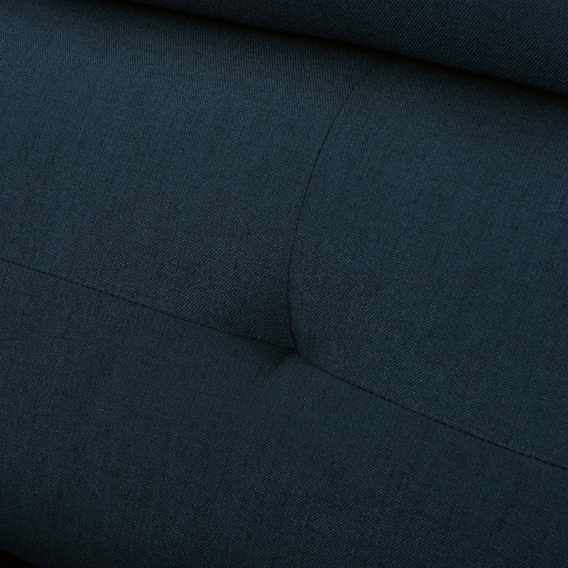 Fauteuil inclinable (sièges doubles), Tissu bleu marine