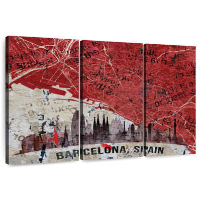 Carte de la ville de Aliaz, Barcelone