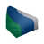 Green/Cerulean/Cool Gray