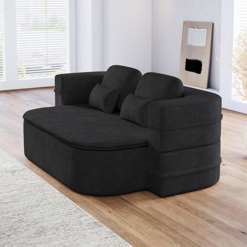 75''2-In-1 Foldable Sofa