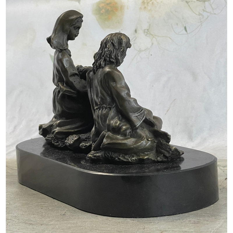 Sculpture Heine La Pieta Jésus Christ Paul Mary
