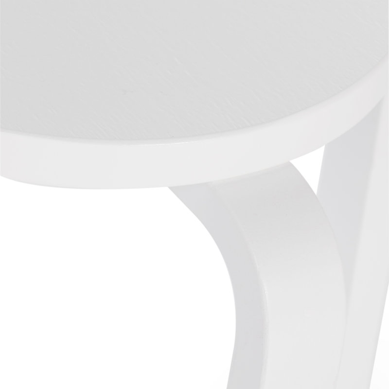 Nordic Toddler and Kids 5 Piece Round Table and Stool Set, White