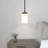 Mini luminaire suspendu 1 lumière avec double verre suspendu-90149189