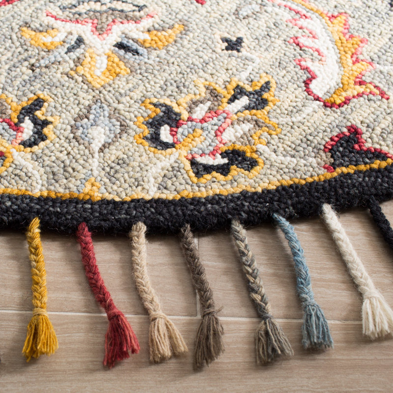 Tapis oriental en laine touffeté à la main Vahakn, Rectangle 2 pi x 3 pi