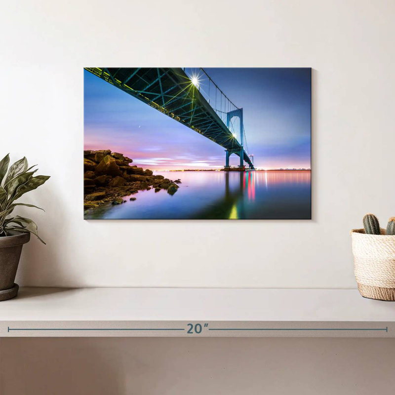 Lilie Whitestone Bridge At Dusk