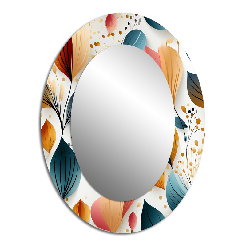 Miroir mural Botanical Pastel, H 40 po x l 30 po