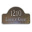 Lexington 2-Line Address Plaque-614385990-614386102