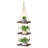 Henrik Handmade Wall Shelf, Solid Spruce Wood, 35.4 x 9.8 x 0.7 inches | 100% Eco-Friendly Material | Rustic Walnut Finish | Easy Wall-Mount Design, Holds Up to 15.4 lbs | Perfect for Bohemian & Rustic Home Decor
