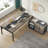 L-Shaped Iron Executive Desk-823185904