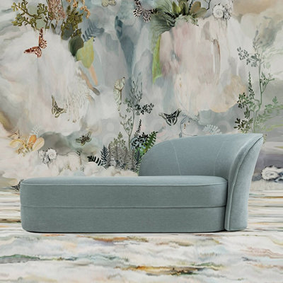 Chaise longue décontractée en flanelle de mode créative