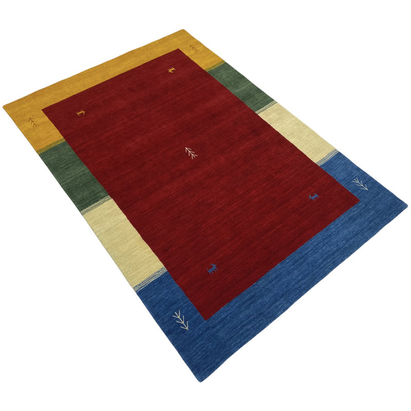 Hand Woven Red Indoor Rug, Rectangular 200 x 300cm