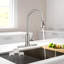 Brushed Nickel Pull Down Kitchen Faucet-91324912