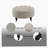 Grey Ottoman with Casters