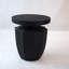 Table de jardin H 20,3 ", faux moderne, table d'appoint robuste et d'extérieur - avec