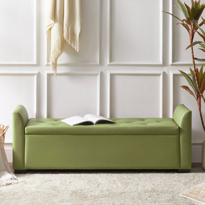 Stilla 57.75" W Tufted Storage Bench