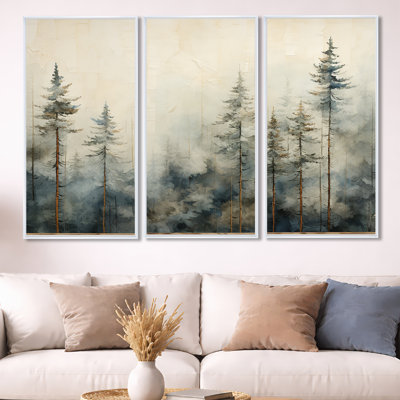 Forêt d'art de pin Minimalisme