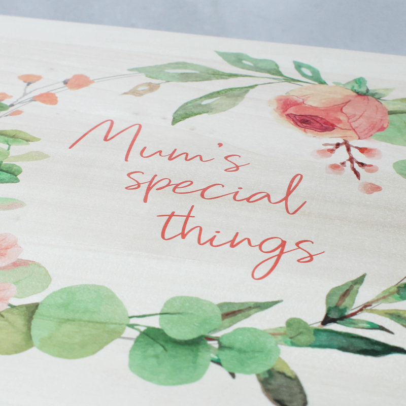 Johndrea Personalised Mum's Special Things Keepsake Box, Yes