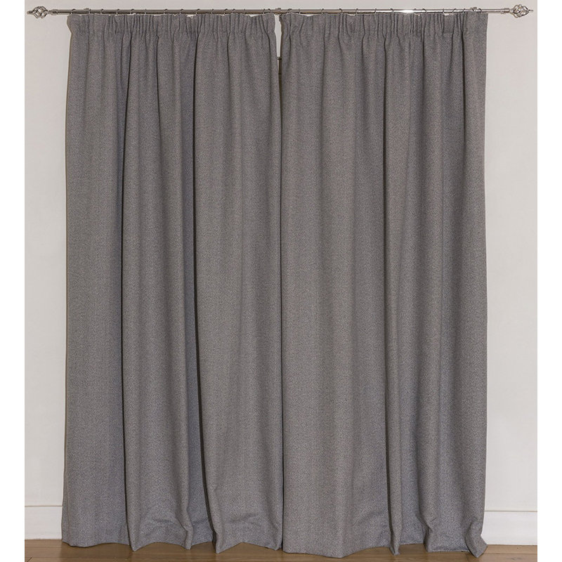 Choate Blackout Curtain Pair, 167 W x 137 D cm