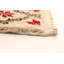 Tapis unique en laine noué à la main style années 1990 de 4 pi 7 po x 8 pi 11 po en laine noué à la main beige / rouge / brun clair