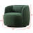 Jaydin 34" Wide Boucle Upholstered Swivel Armchair-1969483895