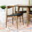 Trapani 4 - Person Solid Wood Top Four Leg Dining Set-1223479178-1223479220