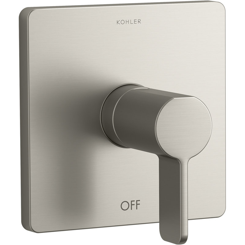 Parallel Shower Valve Trim, Vibrant Brushed Nickel