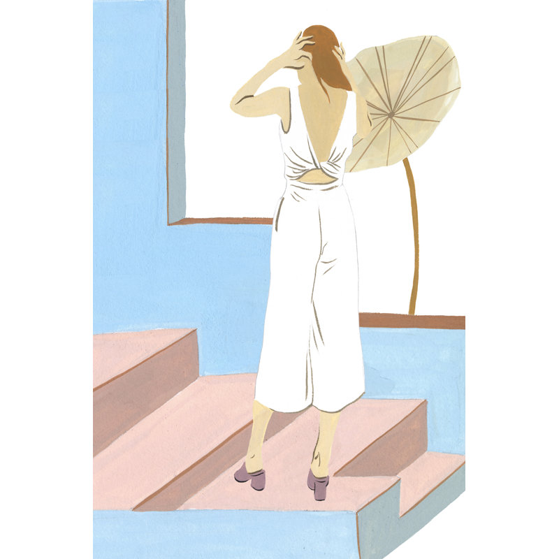 Women In The Garden IV by Melissa Wang - Wrapped Canvas Print, 122cm H x 81cm W