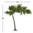 126'' Faux Tree in Metal Freestanding