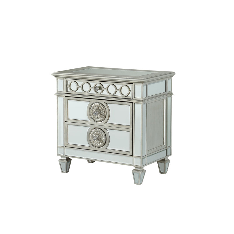 Table de chevet à miroir Varian
