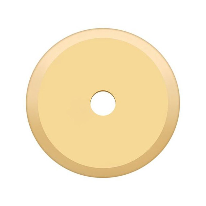 Metal Knob Backplate, PVD Polished Brass