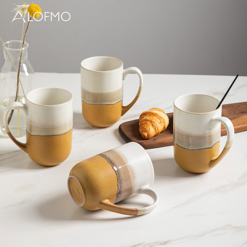 ALOFMO 4 Piece  19oz Coffee Mugs