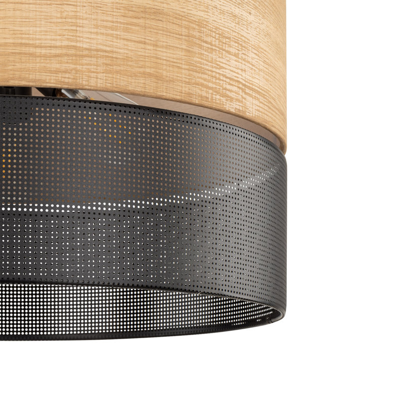 Aashif 3 - Light Stainless Steel Drum Pendant