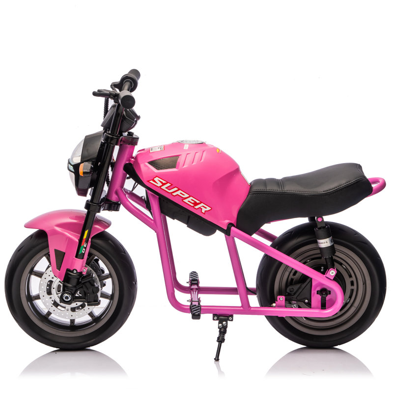 Motocyclette électrique pour enfants 6+ Ride On XL, Pink