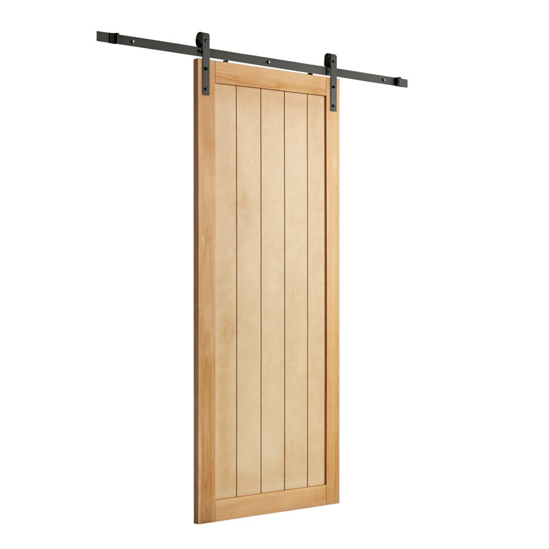 Porte de grange coulissante Cottage, Non fini, 1, 84 po x 42 po