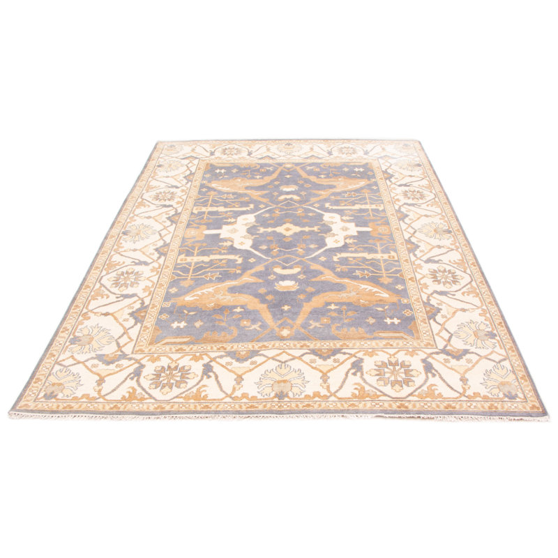 Tapis unique en laine noué à la main 8 pi 11 po x 11 pi 1 po nouvel âge Tehésha