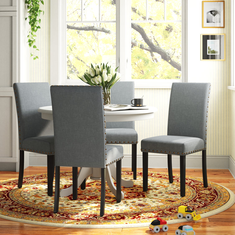 Andover Mills™ Bookout Tufted Upholstered Wooden Dining Chairs & Reviews