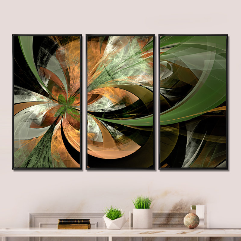"People and Time", ensemble de 3 reproductions d'art sur toile, H 28 po x l 36 po, Noir