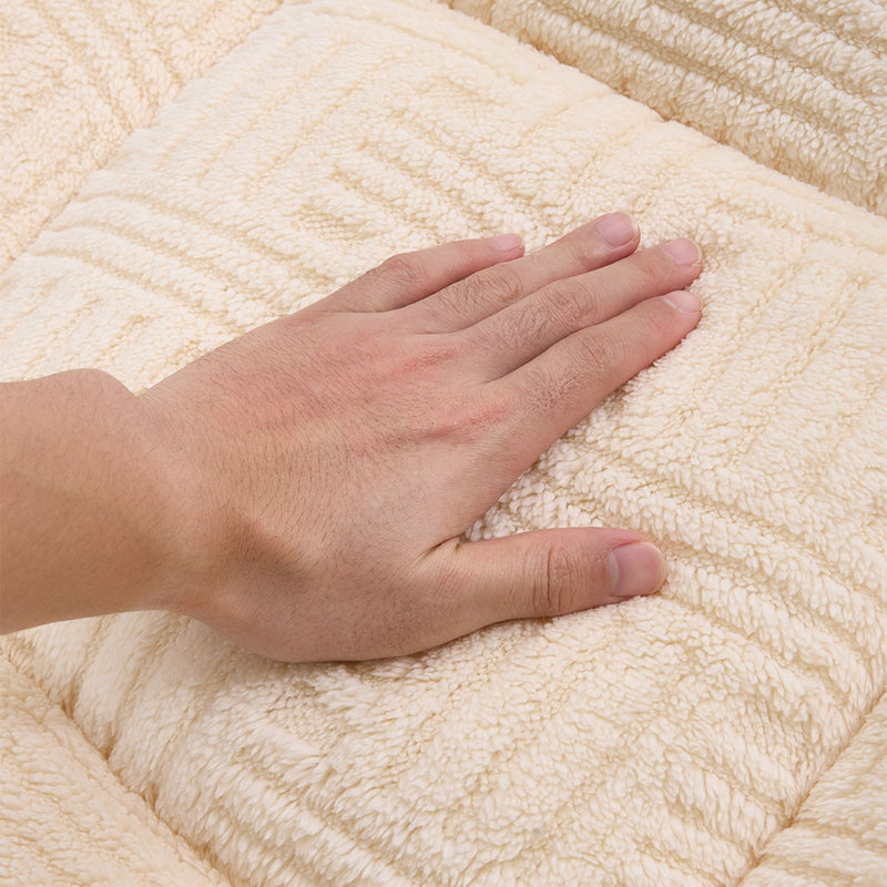 Quilted King Mattress Topper with Elastic Straps