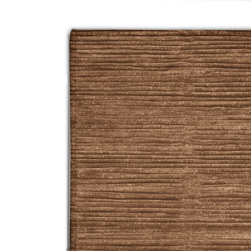 Tapis brun uni d'intérieur et d'extérieur, Rectangle 4pi x 6 pi