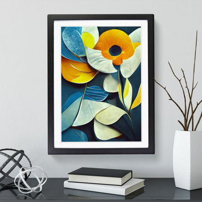 Flowers in Abstract No.5 - Framed Print