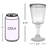 Faiza 8oz. Stemless Wine Glass Set