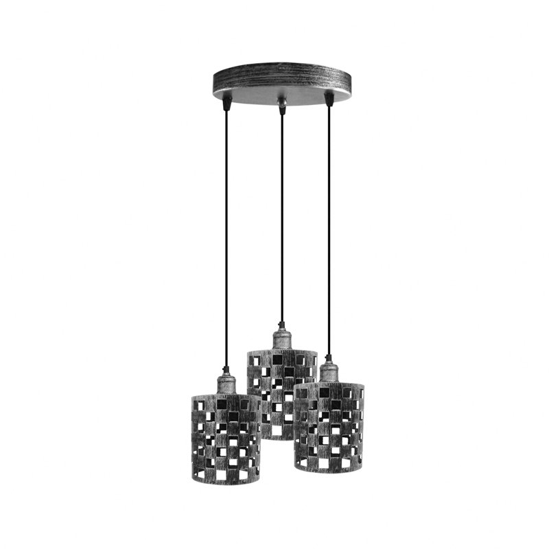 Jahkel 3 - Light Cluster Pendant, Brushed Silver