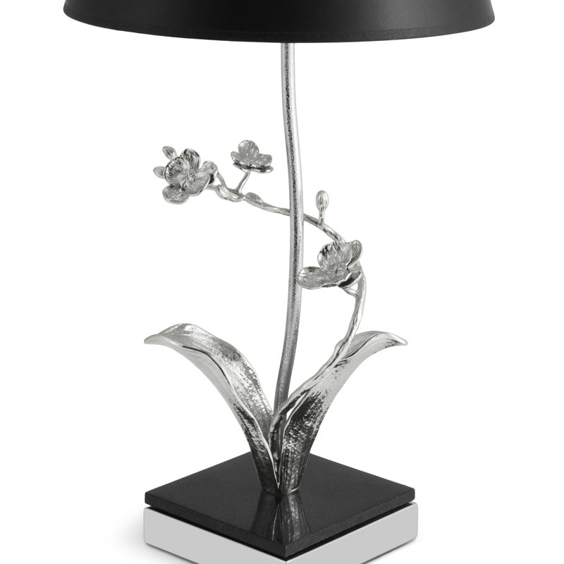 Orchid Table Lamp, White