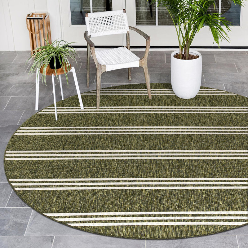 Tapis d'extérieur Destiny, Rond 6 pi 7 po