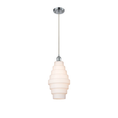 Luminaire suspendu cylindrique à 1 lumière Dahani
